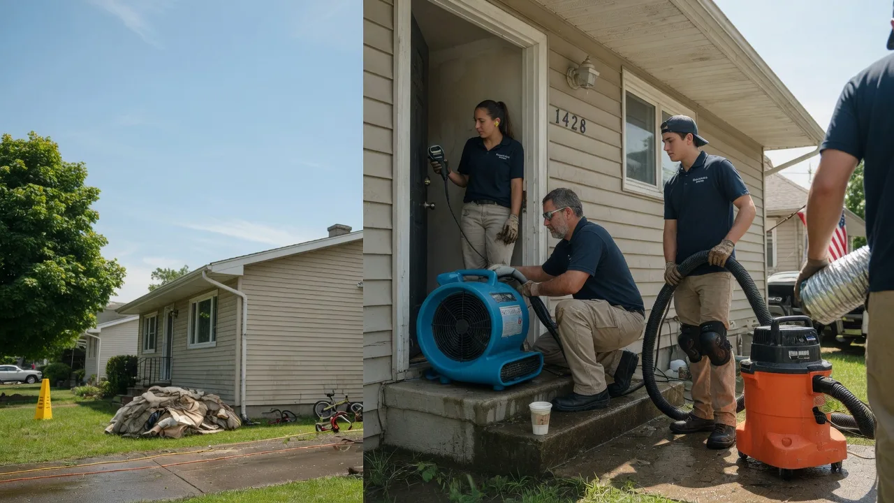 Water Damage Restoration in Mount Auburn, IL near me